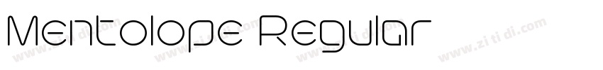 Mentolope Regular字体转换 Mentolope Regular字体转换